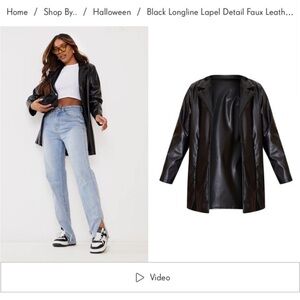 PLT Faux leather jacket